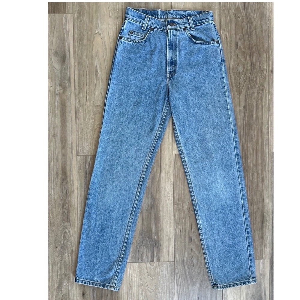 Vintage Levis 560 Student Loose Fit Jeans Made in USA Orange Tab Blue W28 L34
